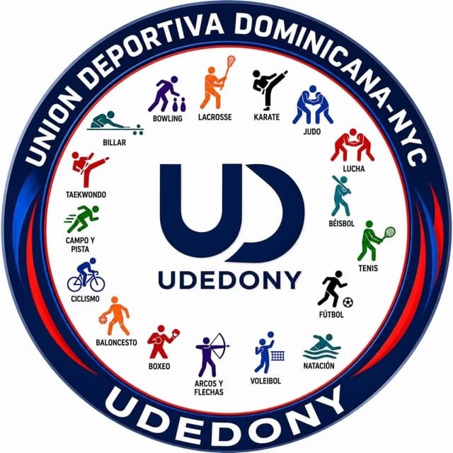Unión Deportiva Dominicana NYC (UDEDONY) crest.